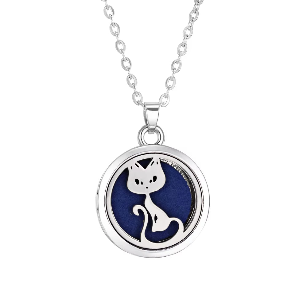 New Tree of Life Aromatherapy Necklace Essential Oil Diffuser Perfume Locket Pendant Necklaces Women Aroma Jewelry Gift
