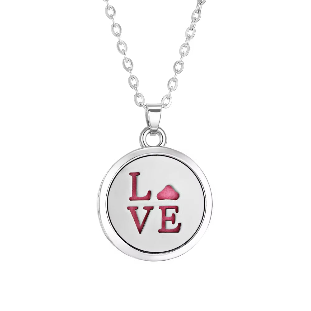 New Tree of Life Aromatherapy Necklace Essential Oil Diffuser Perfume Locket Pendant Necklaces Women Aroma Jewelry Gift