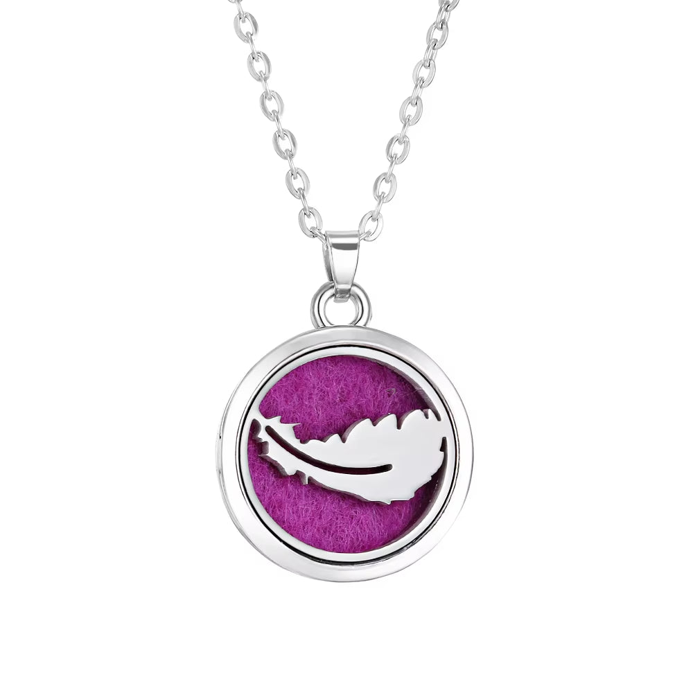 New Tree of Life Aromatherapy Necklace Essential Oil Diffuser Perfume Locket Pendant Necklaces Women Aroma Jewelry Gift